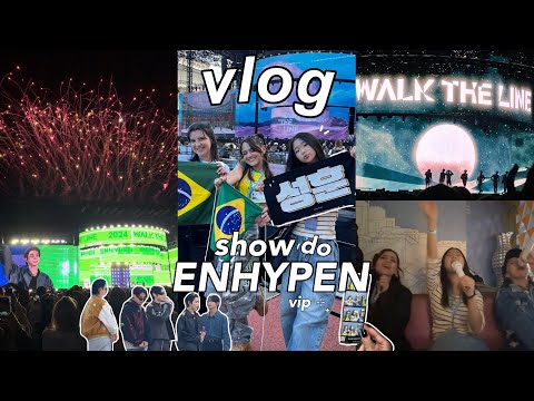 vlog 🌖: show do enhypen em goyang (vip), karaoke, encontrando brs, soundcheck, photobooth etc