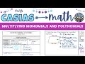 Multiplying Polynomials by Monomials