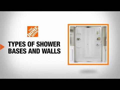 Types Of Shower Bases And Walls, Home Depot Tub Surround Sizes
