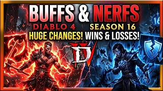 Diablo 4 Season 16 Buffs and Nerfs : All Classes Summary Balance Update and things to Know (PTR)