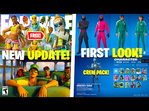 Fortnite Update & EVERYTHING NEW! (Squid Game Skins, SUMMER EVENT & FREE Cosmetics!)