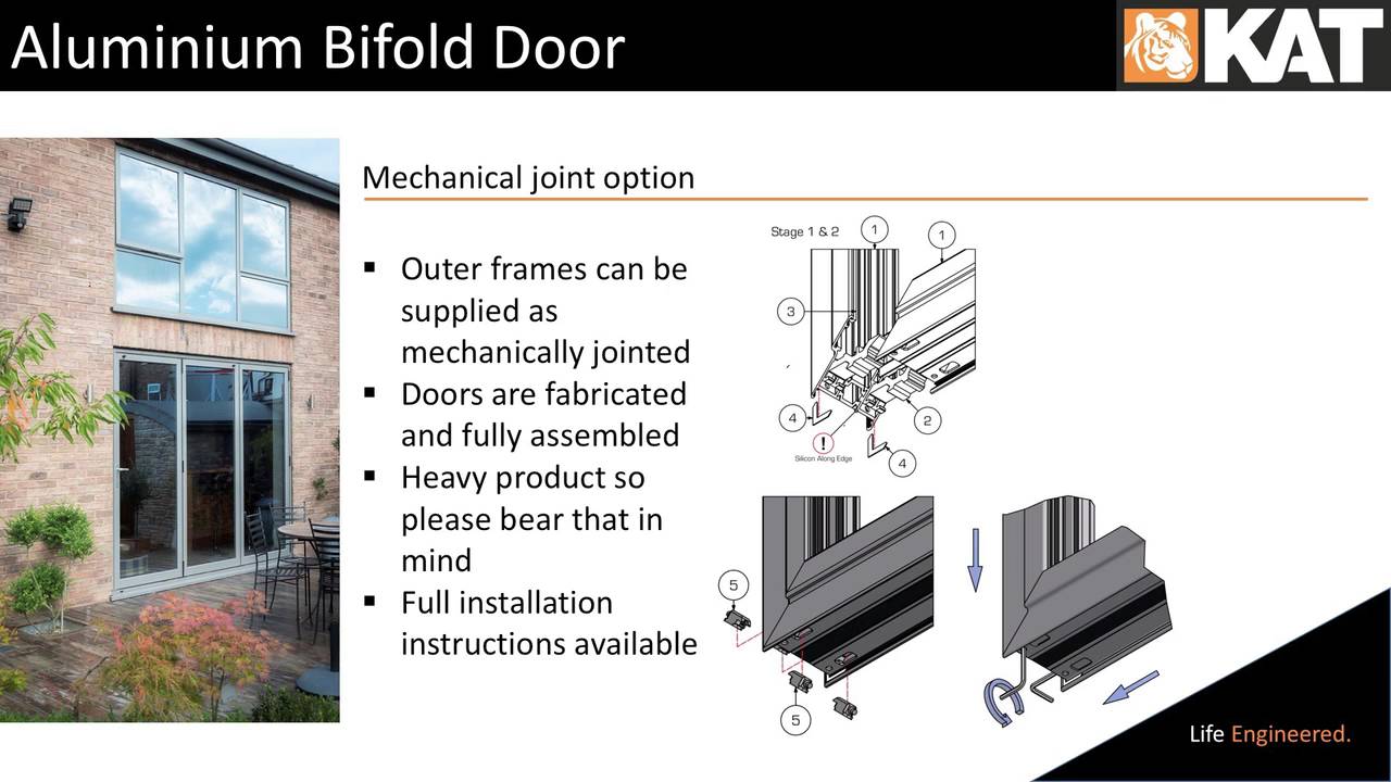 kat Aluminium Bifold Doors