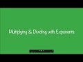Mastering Exponent Multiplication and Division