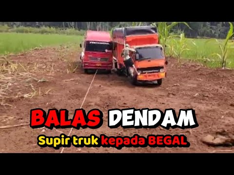 Begal kalangkabut menghadapi supir truk Fuso tronton  - kisah inspiratif #ceritawarga