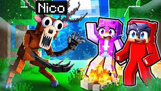 Pranking My Friends as 99 NIGHTS DEER MONSTER In Minecraft!