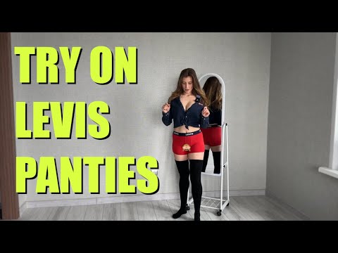 Try On Levis Panties 🥰