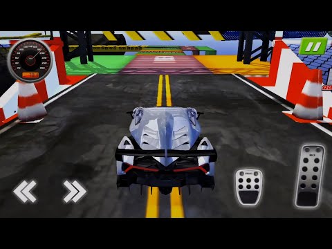 Lamborghini Impossible Tracks Racing 3D - Sky Mega Ramp Car Stunts 3D - Android Gameplay