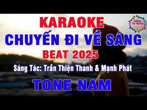 Chuyến Đi Về Sáng Karaoke Tone Nam Nhạc Sống Beat Rumba Cực Hay, Dễ Hát || Karaoke Đại Nghiệp