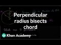 Understanding Circle Geometry: Perpendicular Bisectors and Congruent Triangles