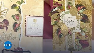 Anna Griffin® 3D and Flat Foil Foliage Stickers with Storage Folio | HSN
