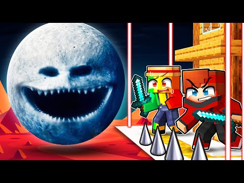 La LUNE vs Base ULTRA Sécurisée sur Minecraft !