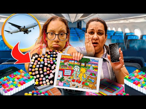Era pra ser só um desafio de BOBBIE GOODS no AVIÃO mas DEU TUDO ERRADO