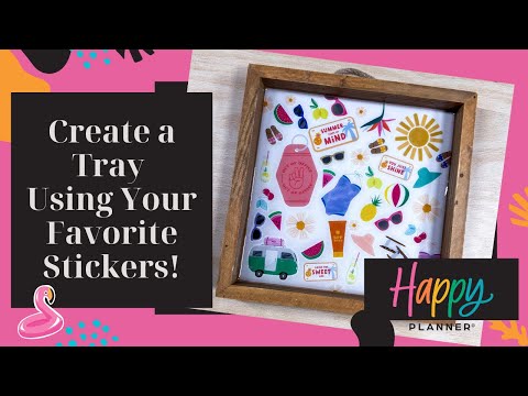 Creative Sticker DIY: Happy Planner Home Decor Project