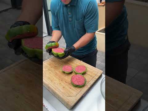 Philly Cheesesteak Burger #Shorts