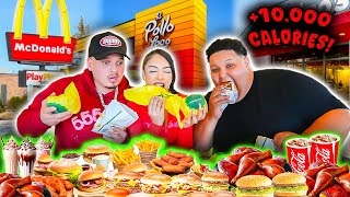 TRYING TO SURVIVE A MUKBANG W/ JAMESBOLA! *24 HOUR CHALLENGE GONE WRONG*