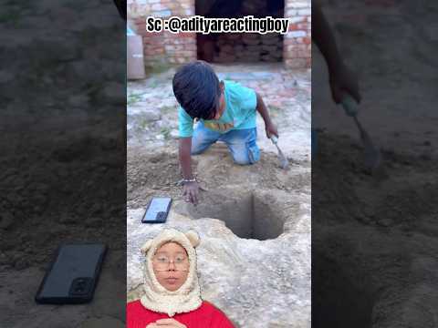 ADIK MASUKAN HP KE DALAM TANAH⁉️IBU TERKEJUT,TERNYATA😀