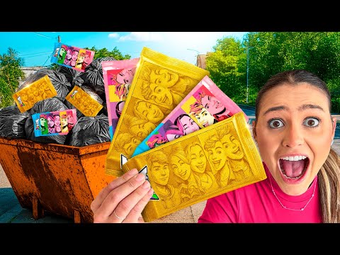 ENCONTREI CARDS ULTRA RAROS DOS ROSA NO MEIO DO LIXO! *NÃO ACREDITO*