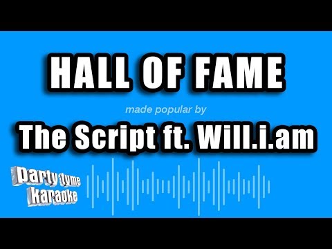 The Script ft. Will.i.am – Hall of Fame (Karaoke Version)