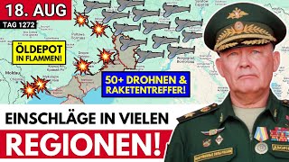 5. Armee erobert 5 km² bei Temyriwka, Russen treffen Öldepot von SOCAR, Trump empfängt Selenskyj!