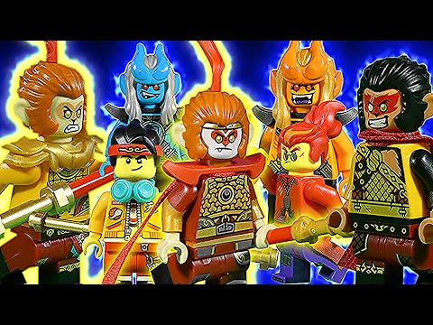 WUKONG - MONKEY - MONKIE KID LEGO COMPILATION