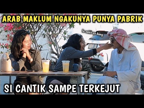 PRANK SHOLAWAT ❗ ARAB MAKLUM NGAKU PUNYA PABRIK , UANG 1 M ENDINGNYA SI CANTIK NGAKAK PARAH🤣