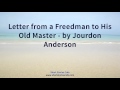 Jordan Anderson's Life and Choices