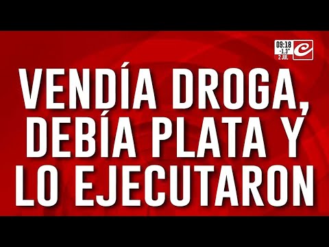 Consumió la droga que debía vender y lo ejecutaron de varios balazos