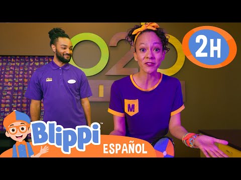 ¡Meekah Aprende Nuevos Pasos de Baile en O2B Kids 💃 | Blippi | Moonbug Kids - Parque en Vivo!