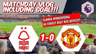 FOREST BEAT MAN U AFTER ELANGA WONDER GOAL CONFIRMS THE SEASON DOUBLE (Forest 1-0 Man U 01/04/2025)