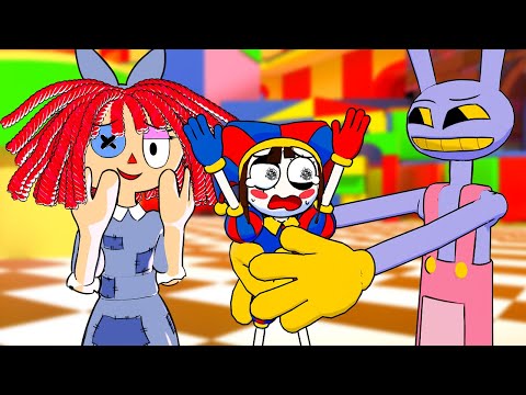 E se a Ragatha e o Jax FOSSEM PAIS da Pomni no The Amazing Digital Circus Vr