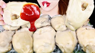 ASMR GIANT ROCK OYSTER SEAFOOD EATING SOUNDS MUKBANG🦪