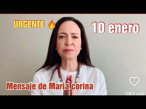 Maria corina se Dirige al país y explica lo que paso con ella y hará por Venezuela