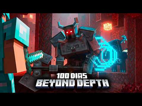 Sobrevivi 100 Dias no Modpack Mais Hostil do Minecraft (Beyond Depth) - O FILME
