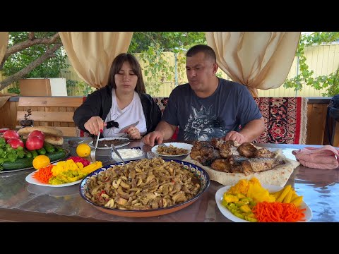 Готовим Ужин – Вкуснейшее Блюдо Из Говядины И Рыбы Скумбрия / Рубец. Рыба в ТАНДЫРЕ