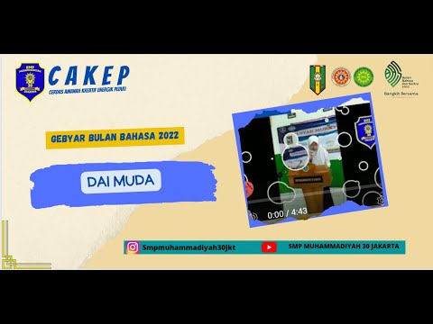Gebyar Muktamar Muhammadiyah ke 48 : Dai Muda