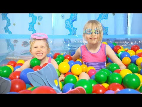 “The Ocean Ball Pit Show” for learning colors -- children’s educational video