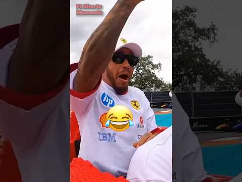 Lego race with Lewis Hamilton and Charles Leclerc goes wrong😂 #f1 #formula1 source: F1 Youtube