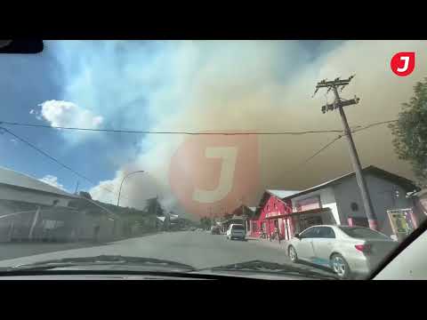 🔴El fuego avanza hacia El Bolsón y ordenan la evacuación inmediata