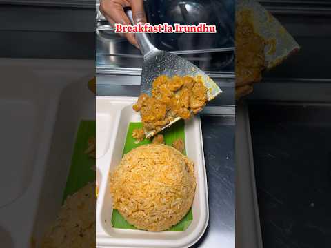 🔥😱60 Years Old spot la Joint Prawn Briyani Parotta Mutton Paya ⁉️😬 #thediningchennai #shorts