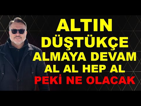 Altın düştükçe almaya devam %12 ZARAR!  Altın ne olacak?