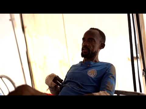 YouTube video thumbnail: Injured, Malnourished Survivors From Sudan Recount Escape