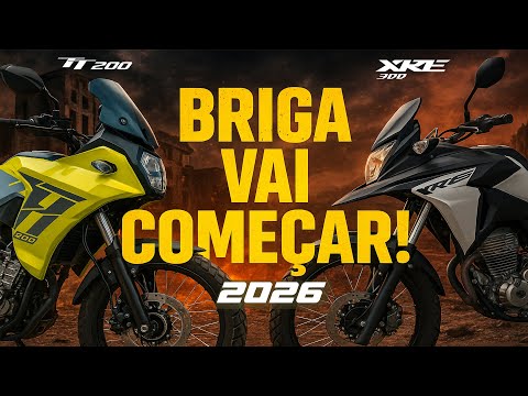 NOVA XR 250 TORNADO 2026 FICO SEM CHÃO COM NOVA 200cc | AKT VS HONDA MOTOS