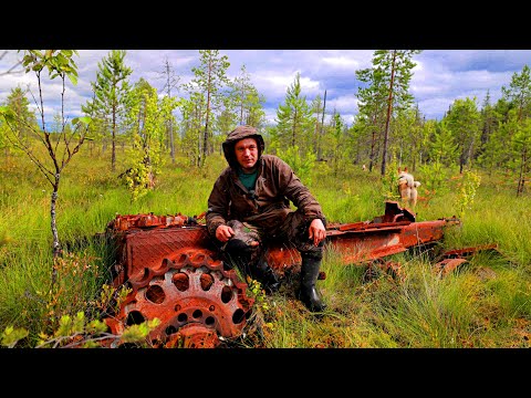 ЭКСПЕДИЦИЯ! Самая ДАЛЬНЯЯ ЗОНА! Бешеная КОЛЕСНИЦА, БУЛЬДОЗЕР! ТРАКИ, БАЛАНСИРЫ! ВСЕ БРОШЕНО. Часть 1