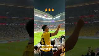 There's tension in the stands at the #worldcup in #Qatar!🔥 #qatarecuador #football #soccer #Ecuador