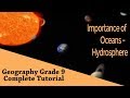 Ocean Features and Their Functions