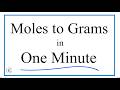 Molar Mass and Conversion Concepts