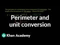 Understanding Perimeter and Unit Conversion