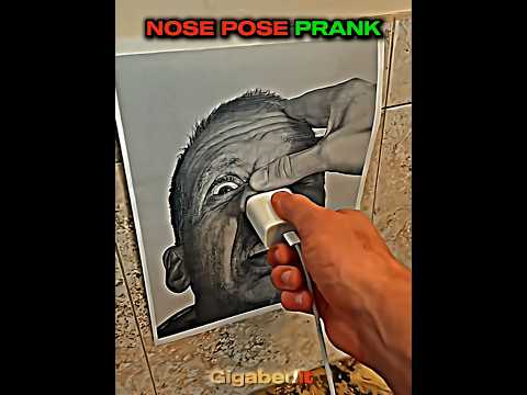 Nose pose prank💀😂 #edit #troll #trollface
