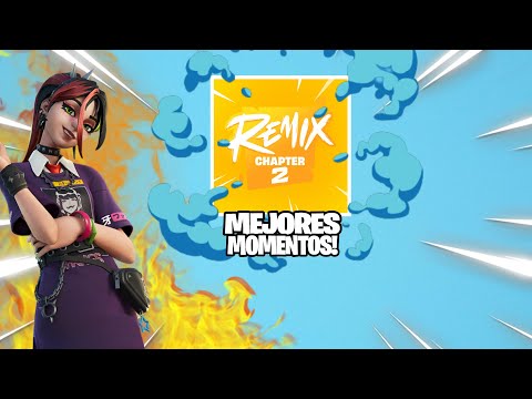 Mis MEJORES MOMENTOS en la TEMPORADA 2 REMIX de FORTNITE.