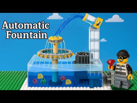 We Fixed a LEGO Fountain Filled with DIAMONDS! (Automated Water Flow Repair)